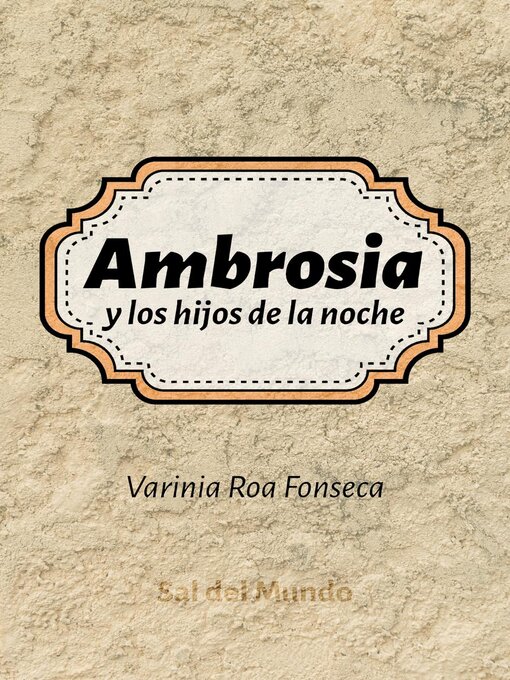 Cover image for Ambrosia y los hijos de la noche